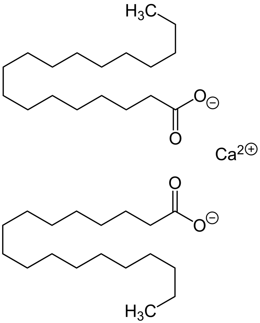 The Calcium stearate card