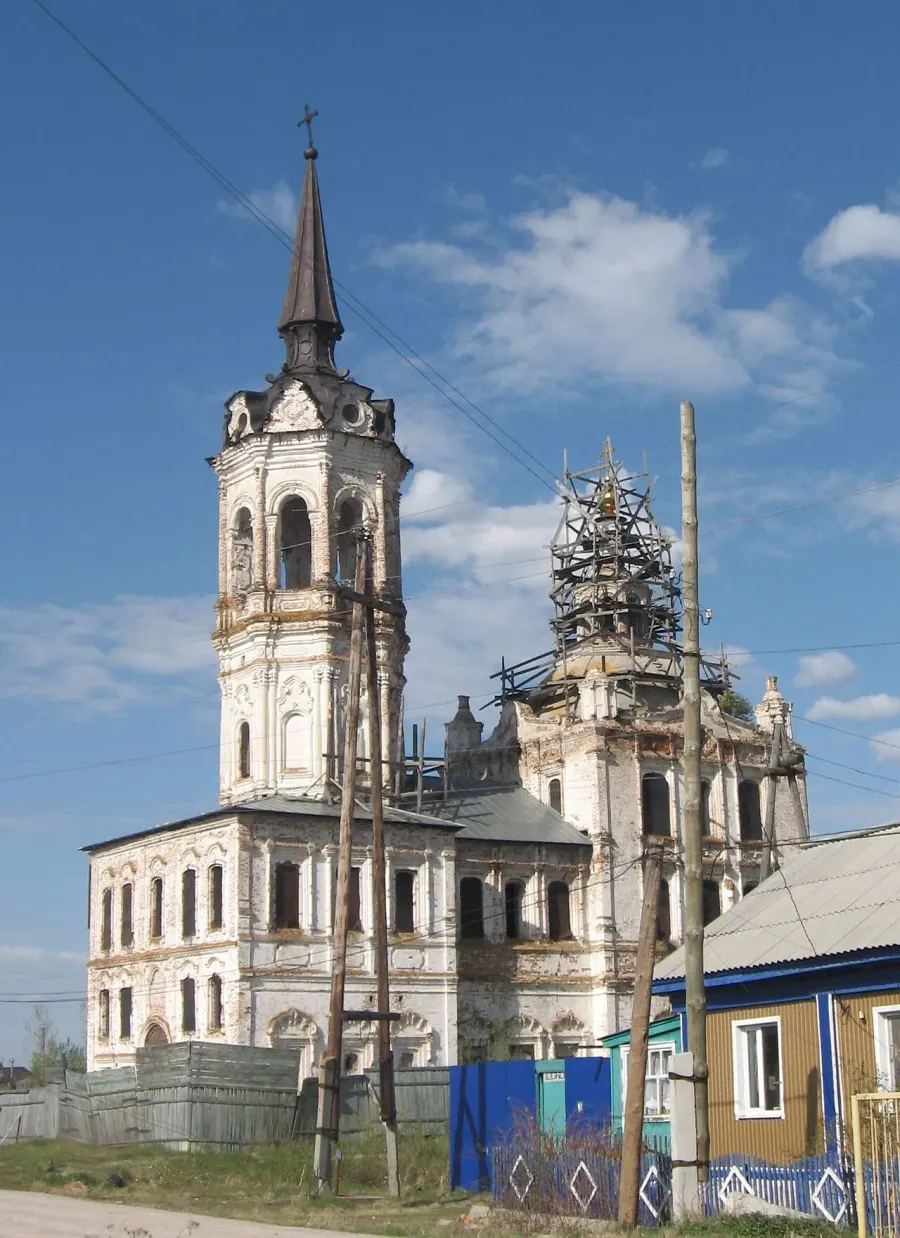 La carte Église de l'Élévation-de-la-Croix de Tobolsk