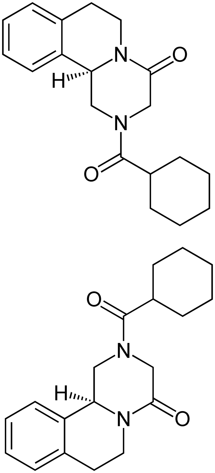 La carte Praziquantel