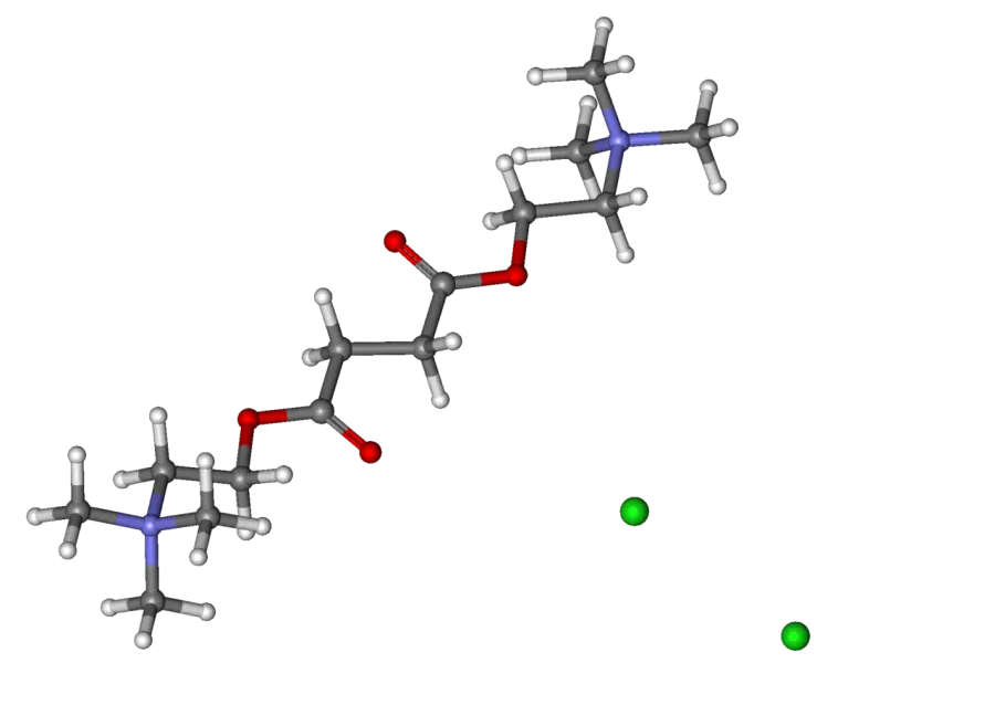 La carte Suxaméthonium