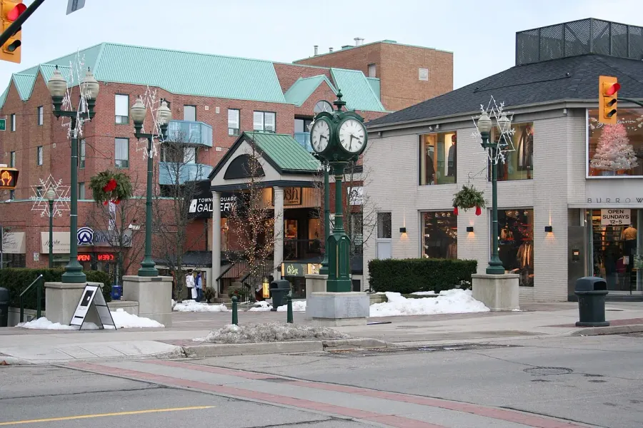 La carte Oakville