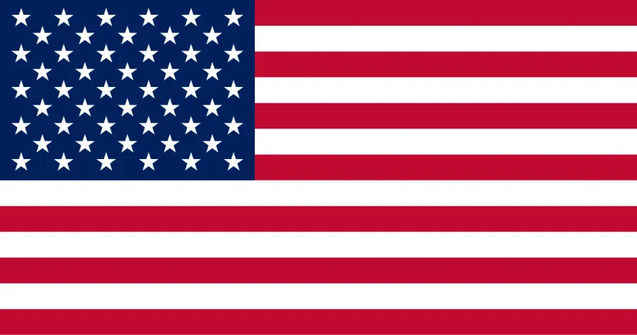 The Flag of the United States card