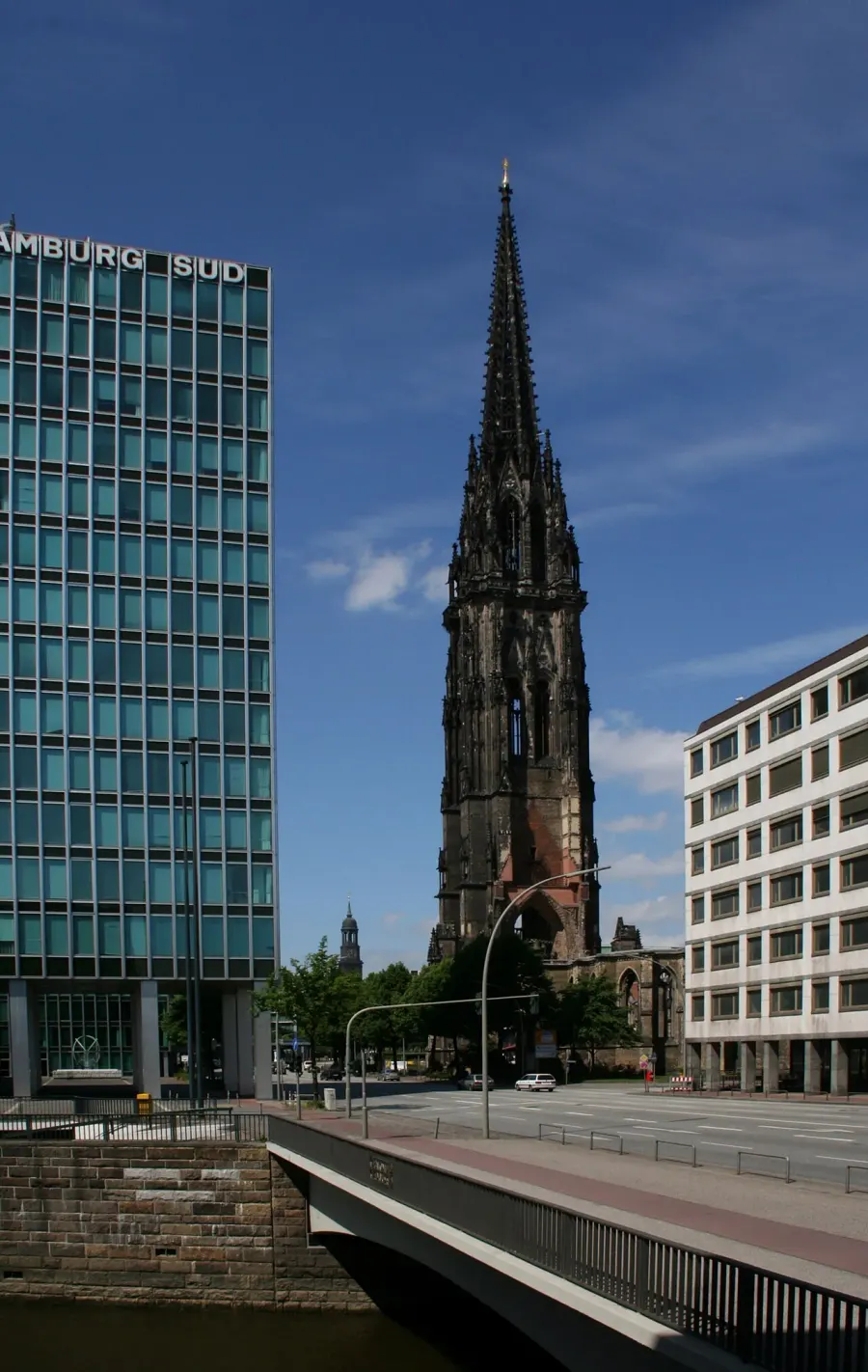 The St. Nicholas Church, Hamburg card