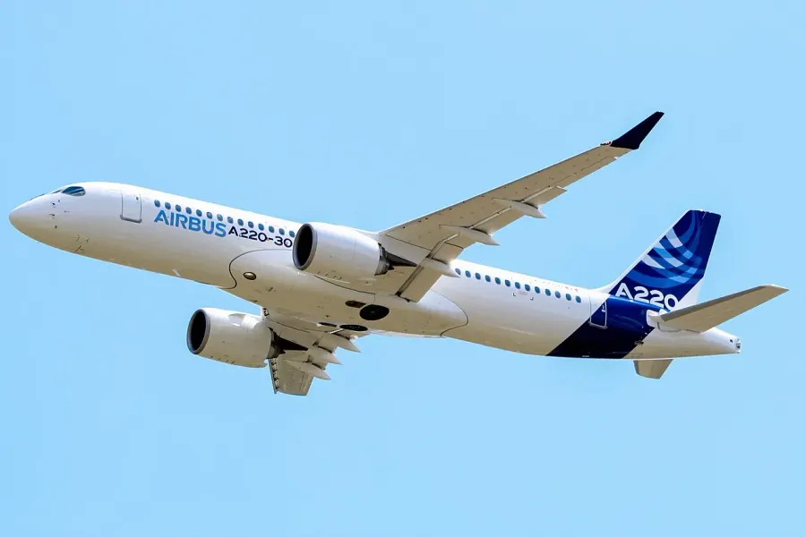 The Airbus A220 card