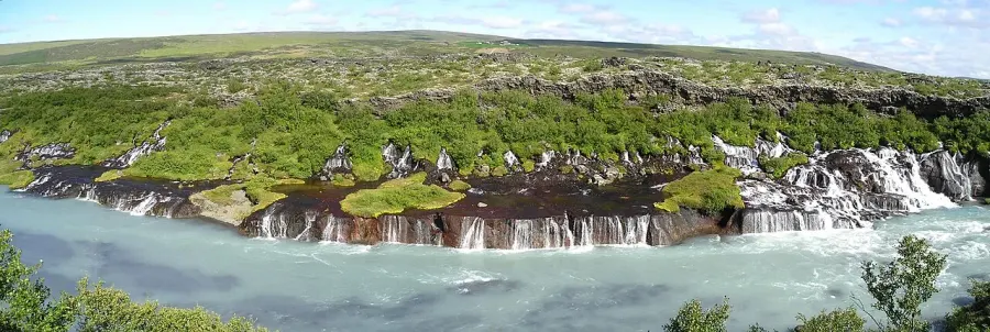 La carte Hraunfossar