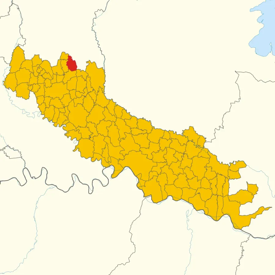 La carte Camisano