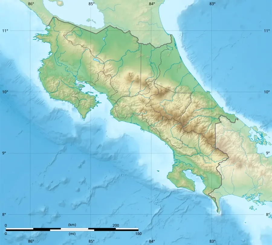 La carte Cordillère Centrale