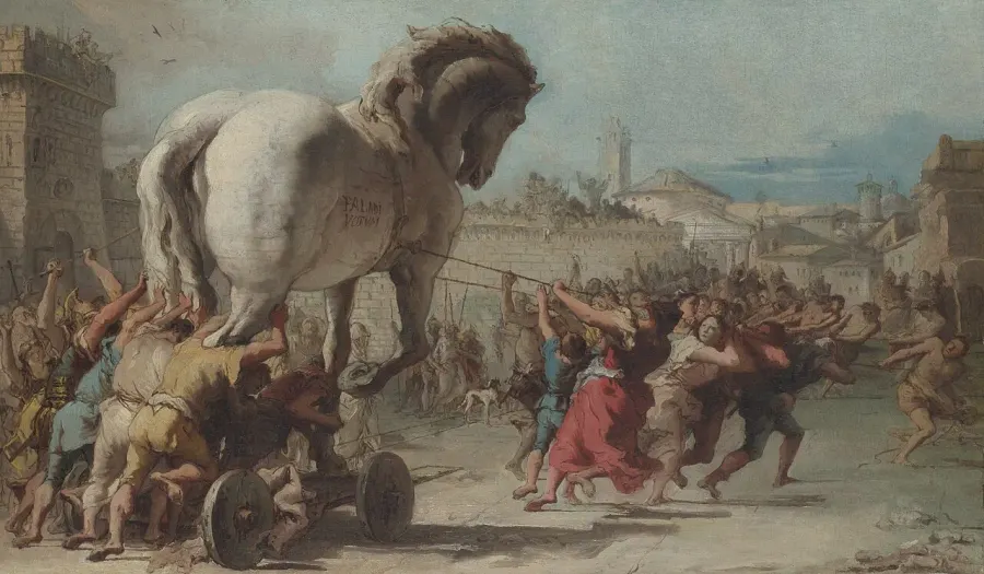 The Trojan War card