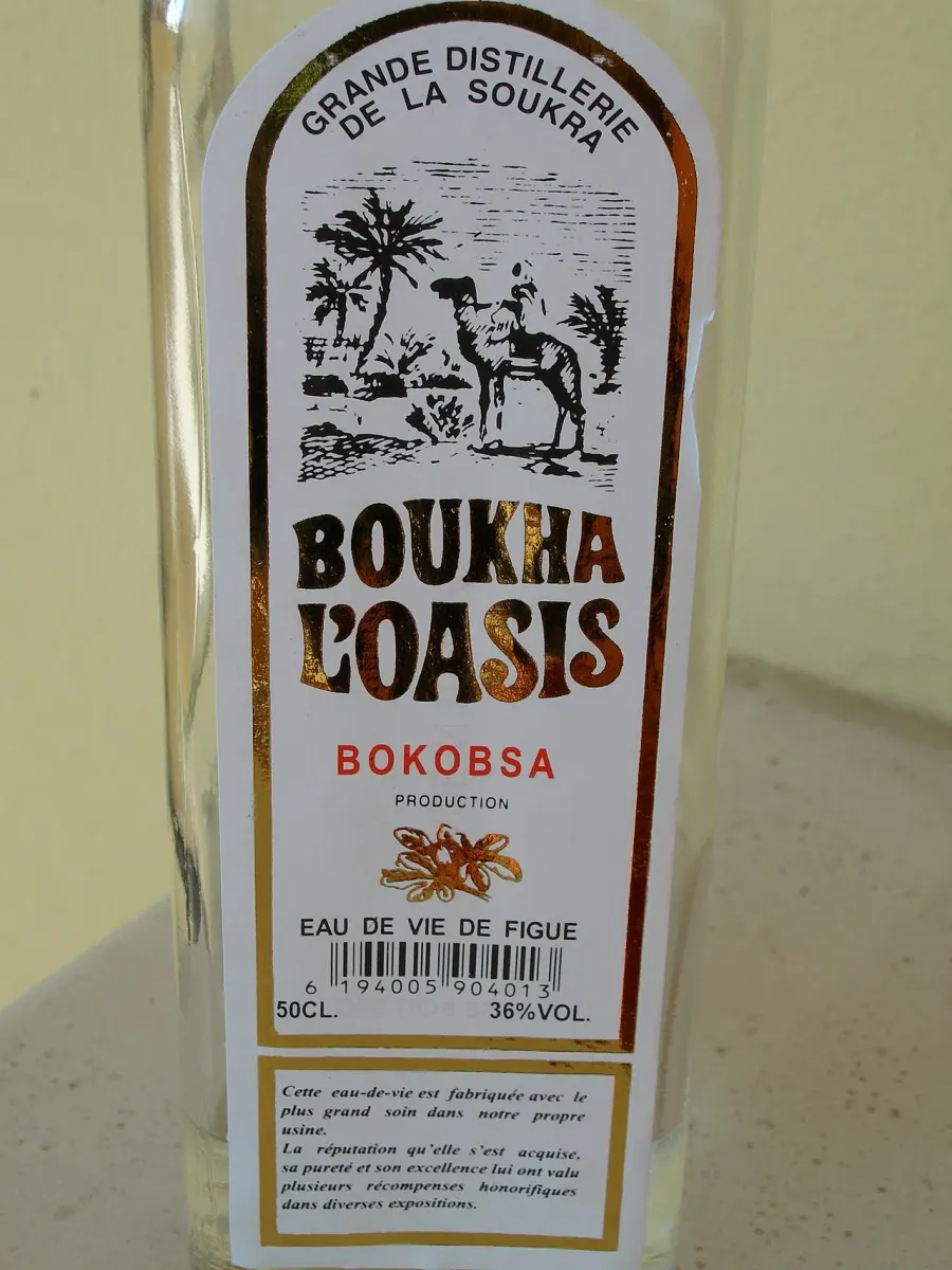 La carte Boukha