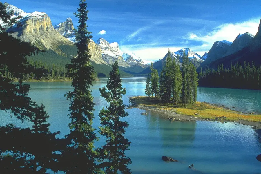 La carte Lac Maligne
