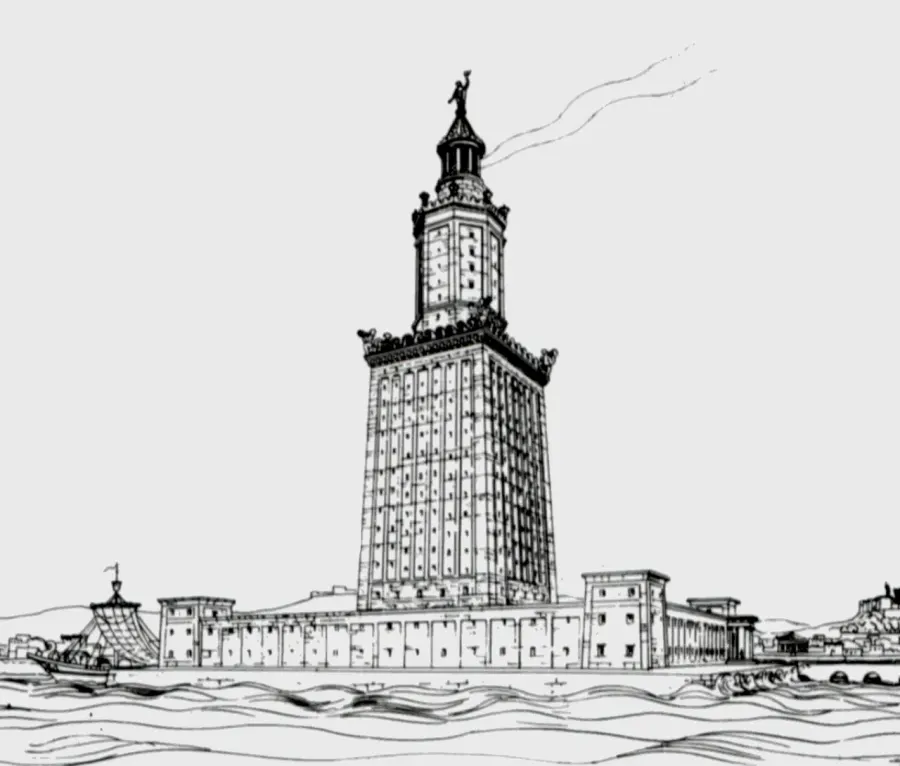 The Lighthouse of Alexandria card