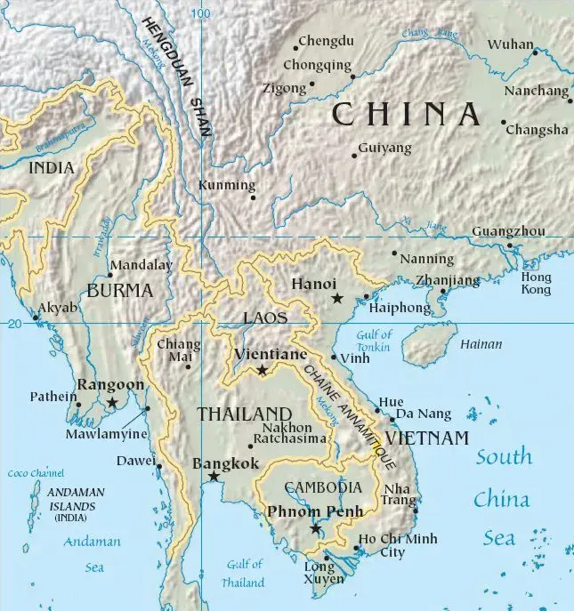The Mainland Southeast Asia card