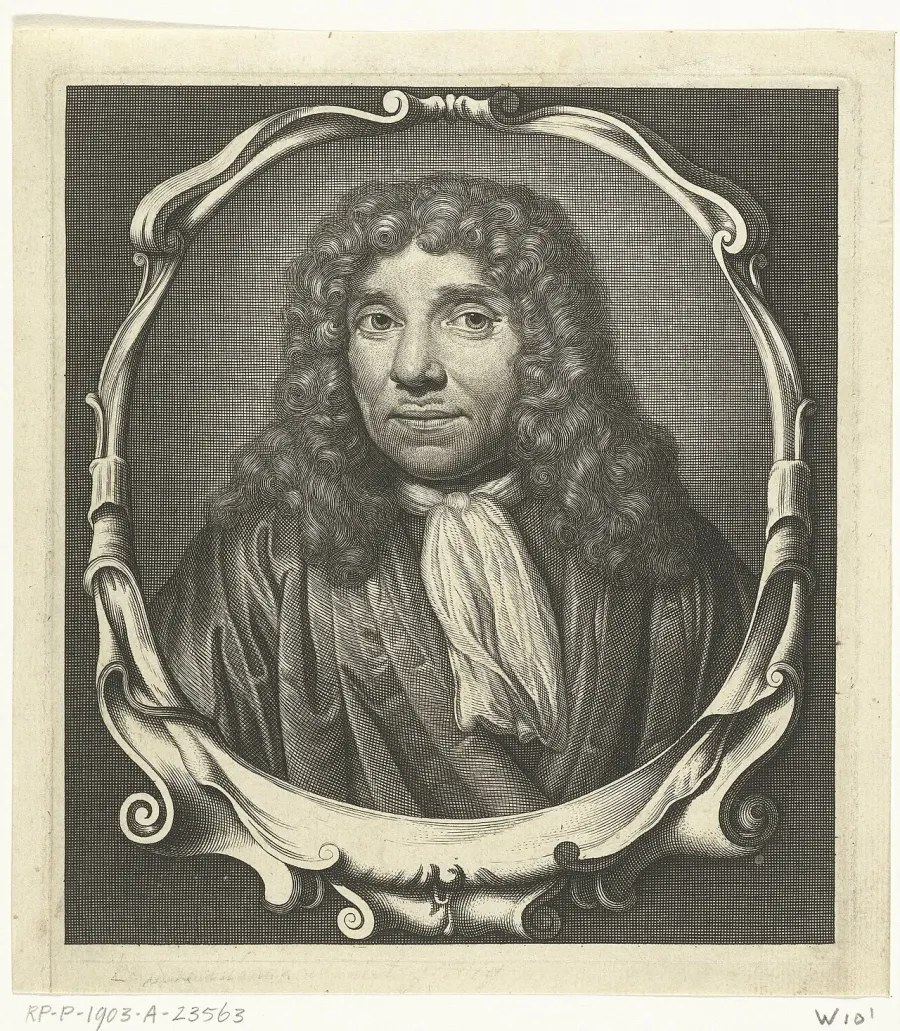 The Antonie van Leeuwenhoek card