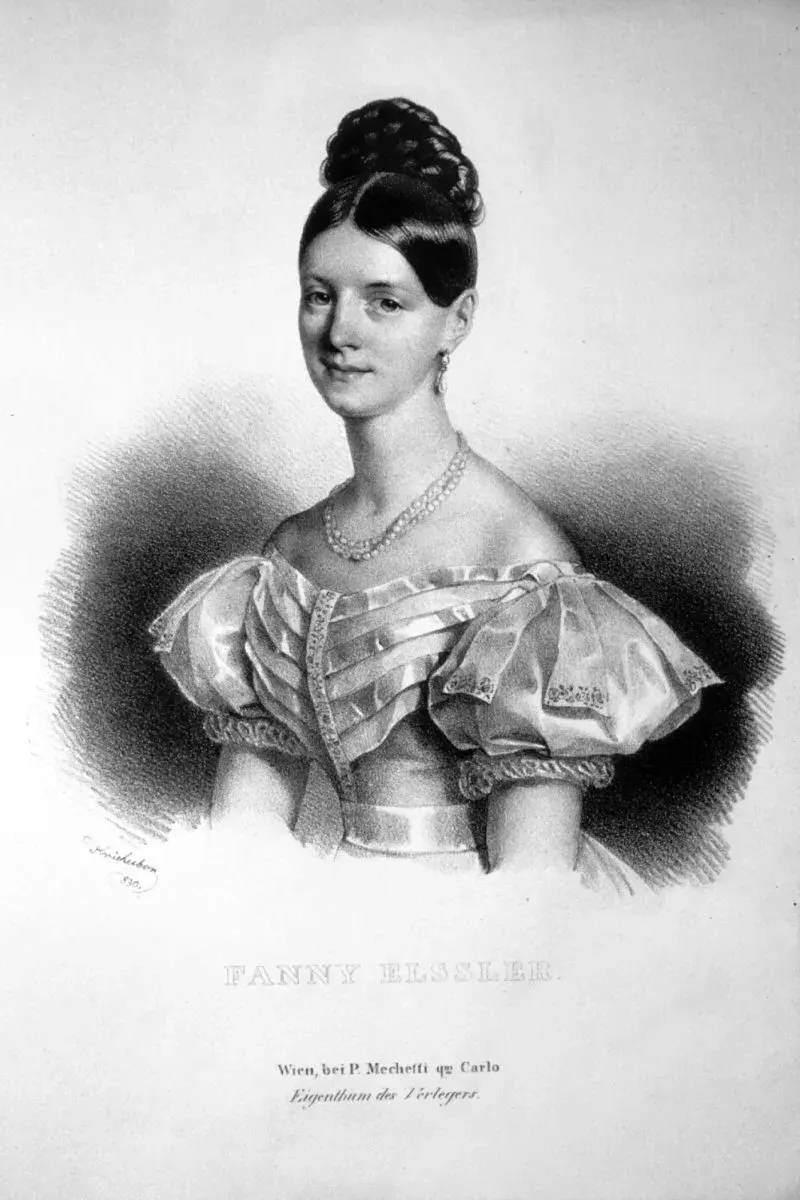 La carte Fanny Elssler