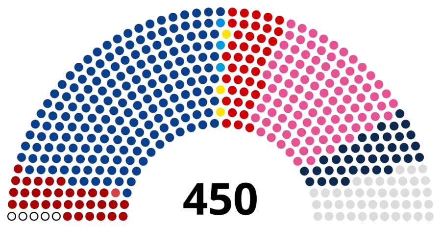 La carte Élections législatives ukrainiennes de 2012