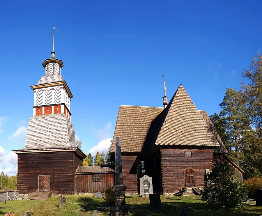 La carte Vieille église de Petäjävesi