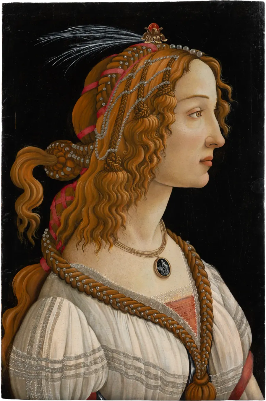 La carte Portrait de jeune femme