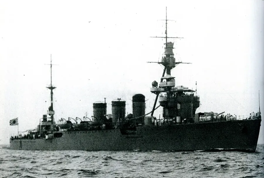 The Japanese cruiser Kitakami card