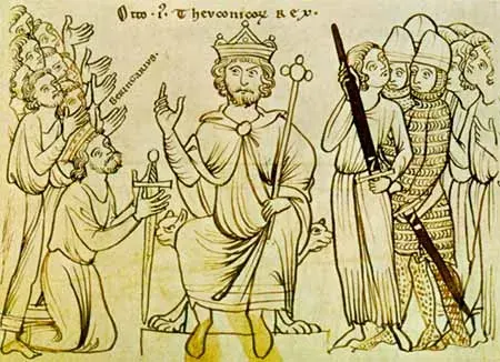 La carte Otton Ier
