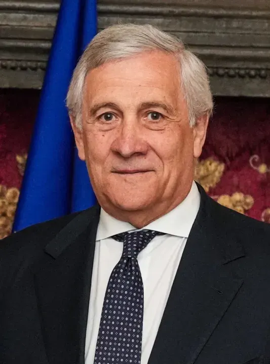 La carte Antonio Tajani