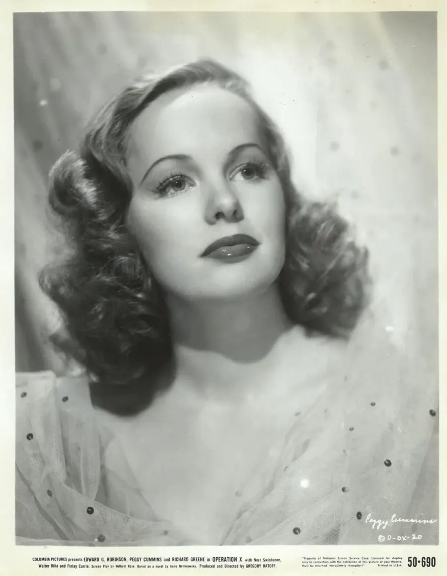 La carte Peggy Cummins