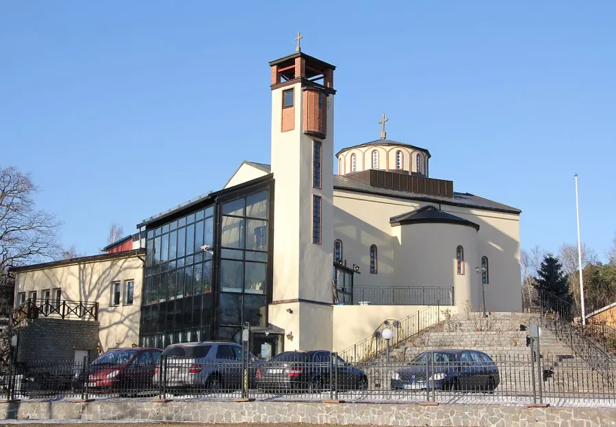 La carte Église Saint-Sava de Stockholm
