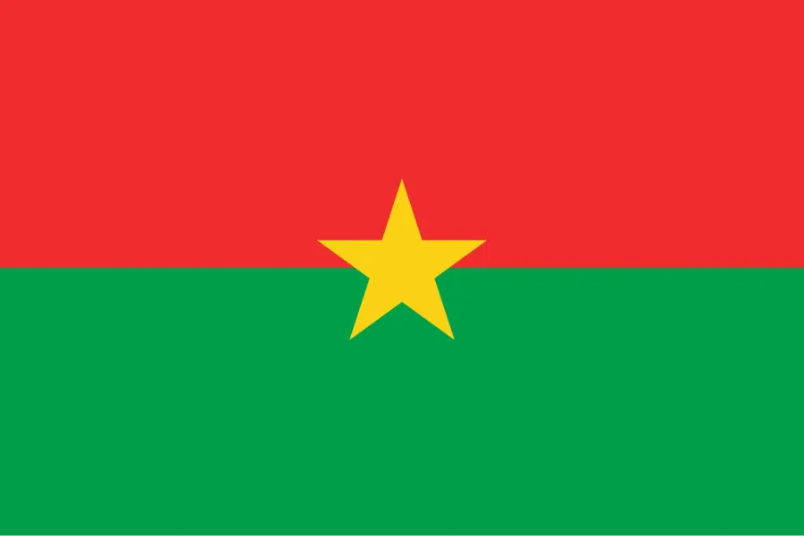 The Burkina Faso national football team card