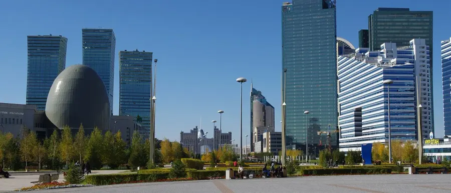 La carte Capitale du Kazakhstan