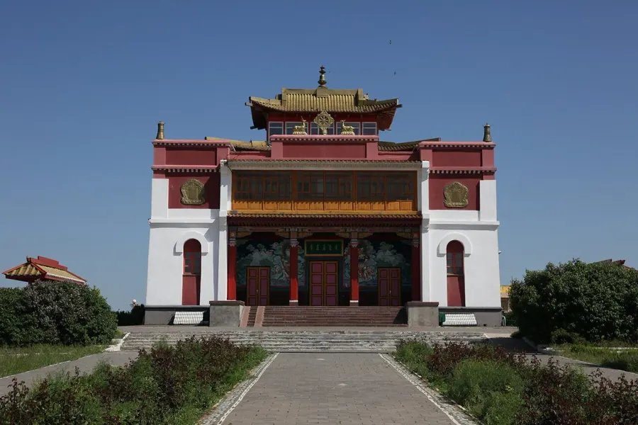The Geden Sheddup Choikorling Monastery card