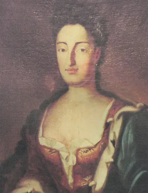La carte Sophie-Caroline de Brandebourg-Culmbach