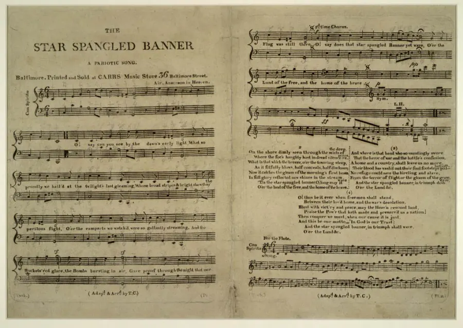 The The Star-Spangled Banner card