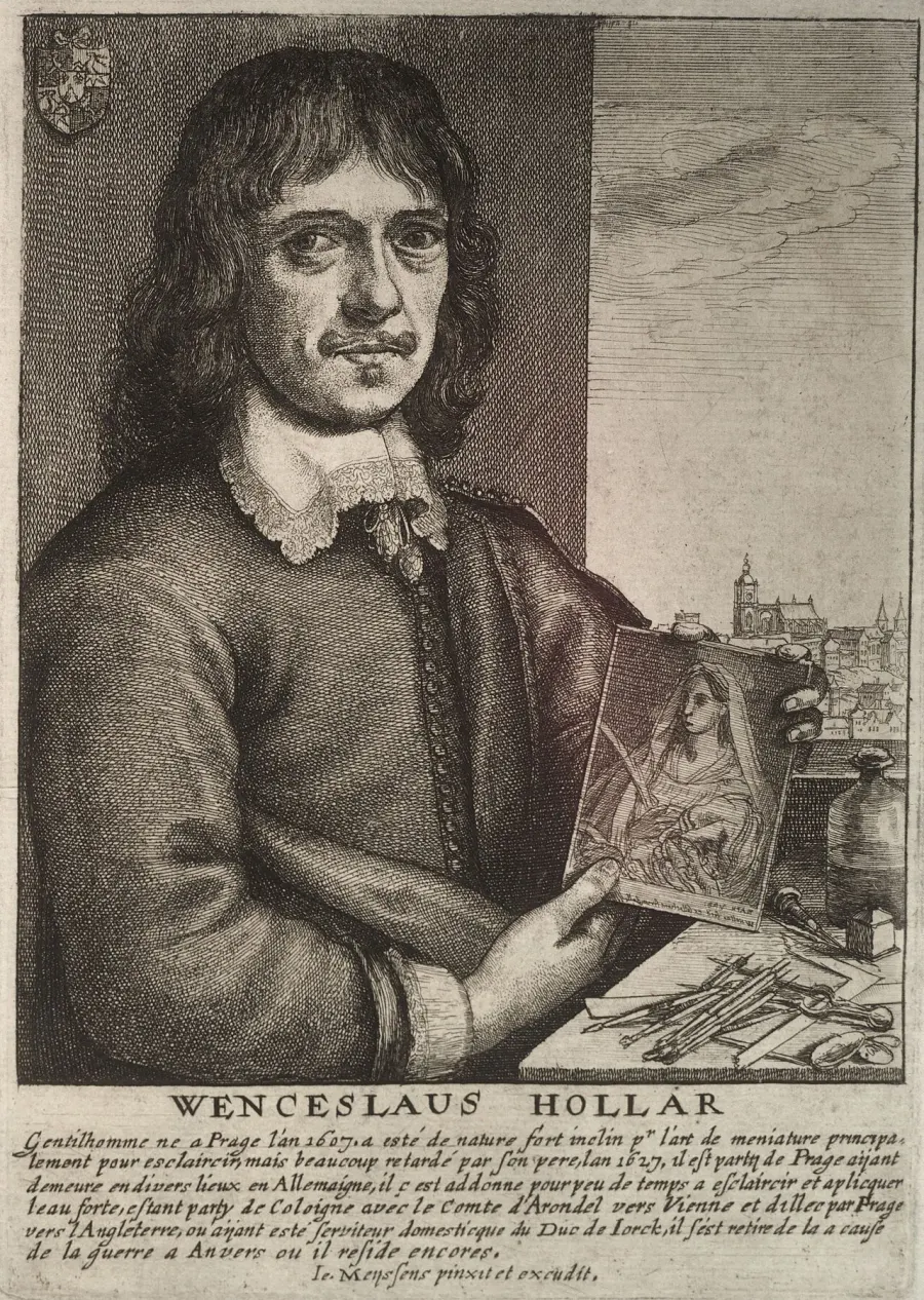 La carte Wenceslas Hollar
