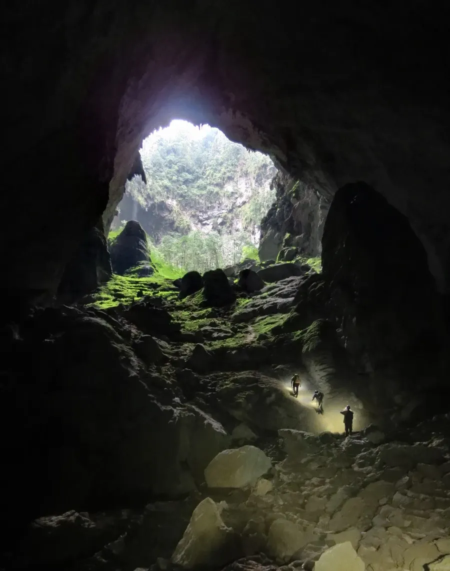 La carte Grotte Sơn Đông