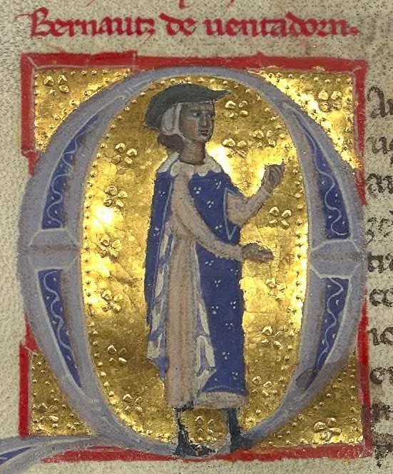 The Bernart de Ventadorn card