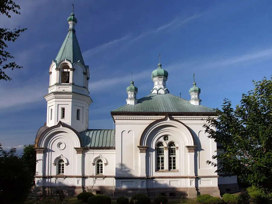 La carte Église orthodoxe de Hakodate