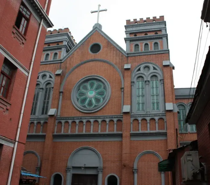 La carte Église Sainte-Thérèse-de-l'Enfant-Jésus de Shanghai