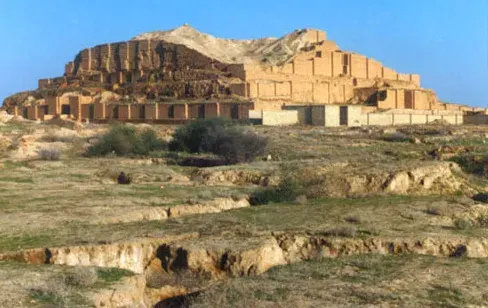 La carte Chogha Zanbil