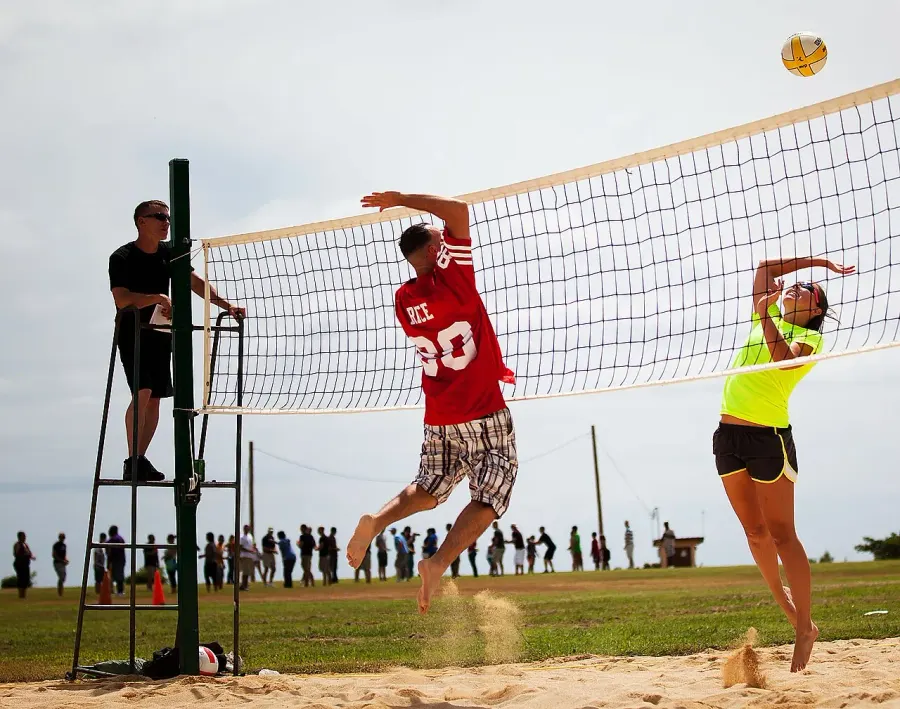 La carte Beach-volley