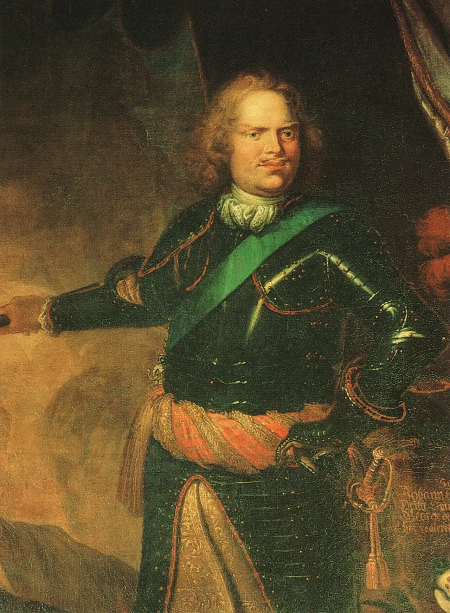 The John George III of Saxony card