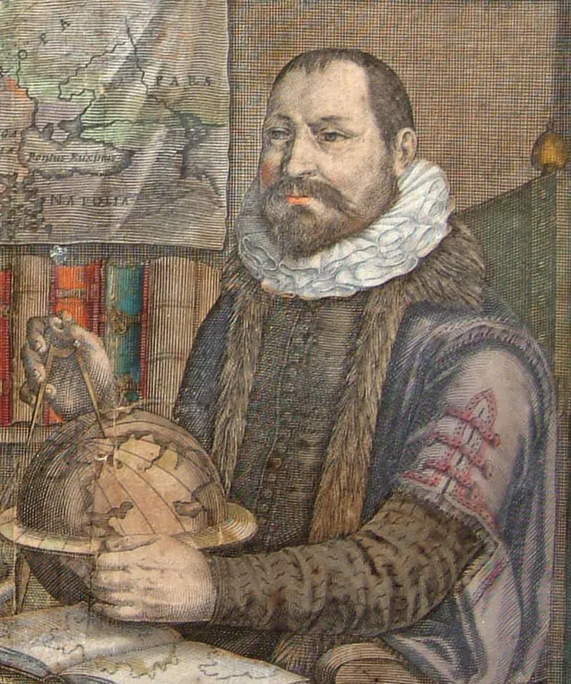 La carte Jodocus Hondius