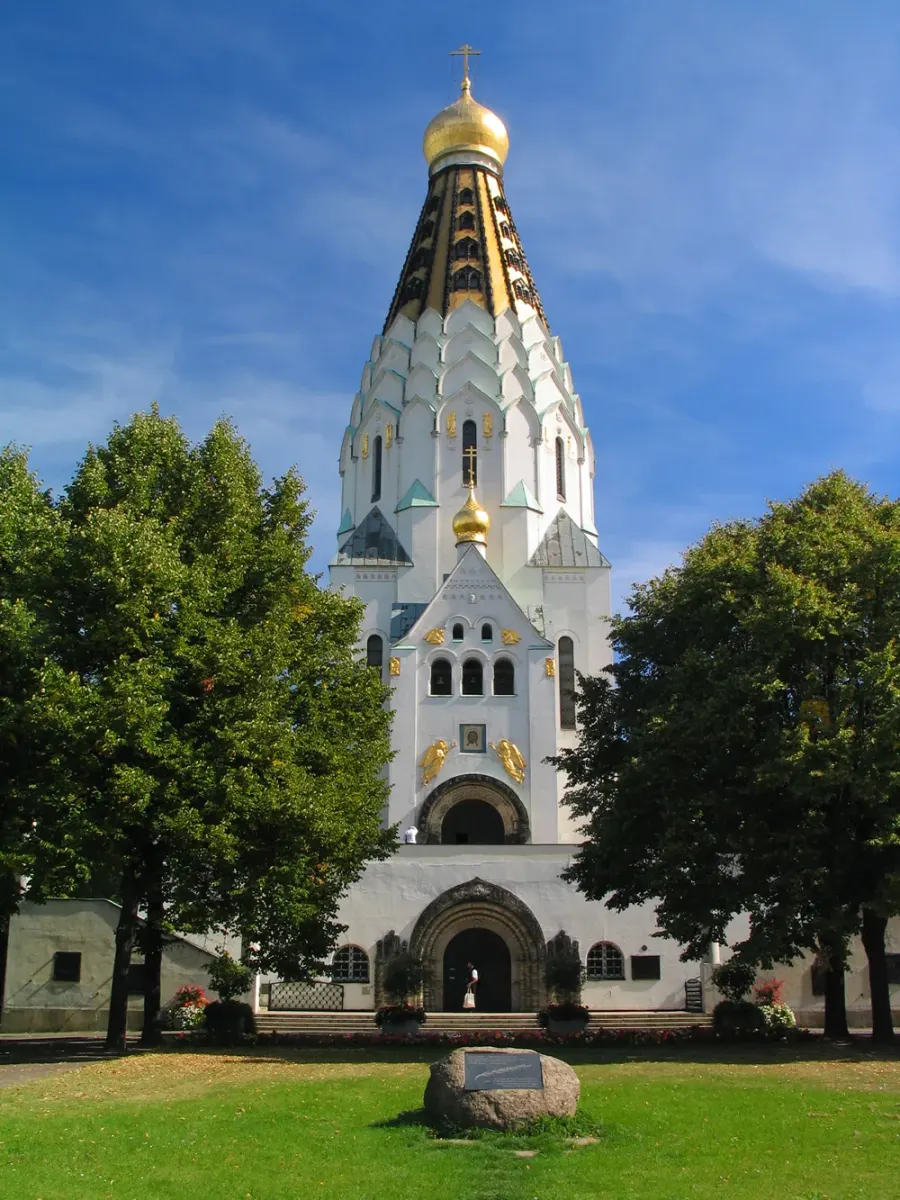 La carte Église orthodoxe russe du souvenir