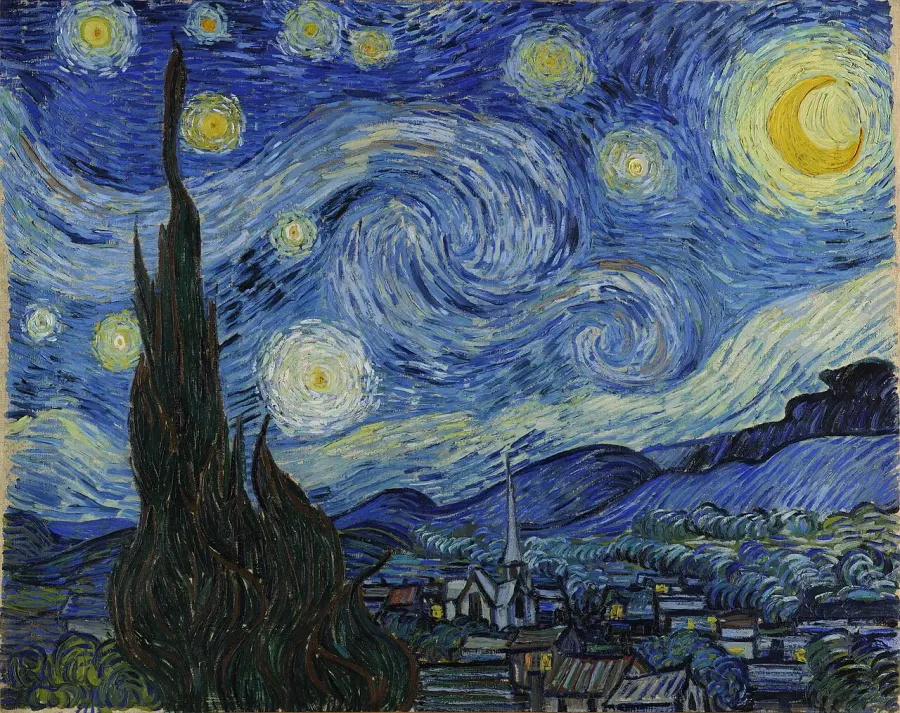 The The Starry Night card