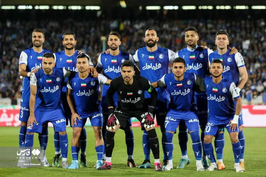 The Esteghlal F.C. card