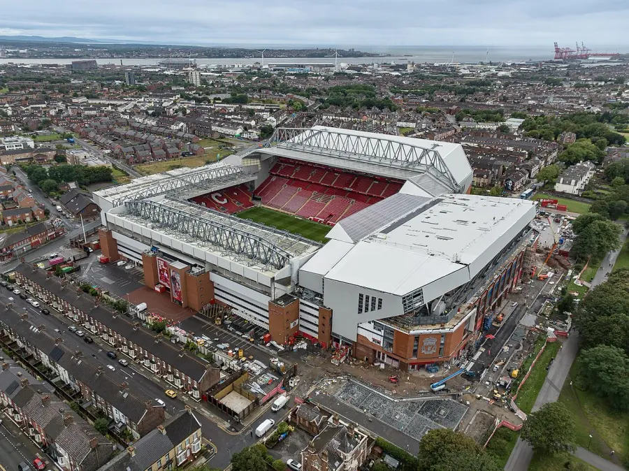 La carte Anfield