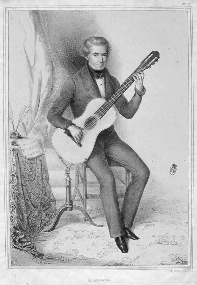 The Dionisio Aguado y García card