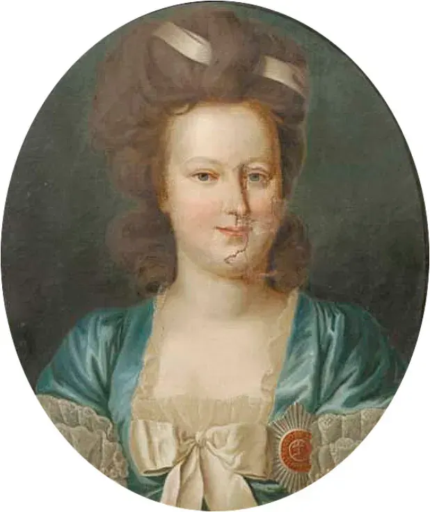 La carte Caroline de Hesse-Darmstadt