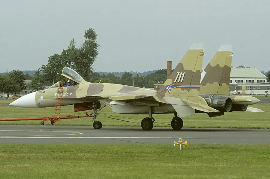 La carte Soukhoï Su-37