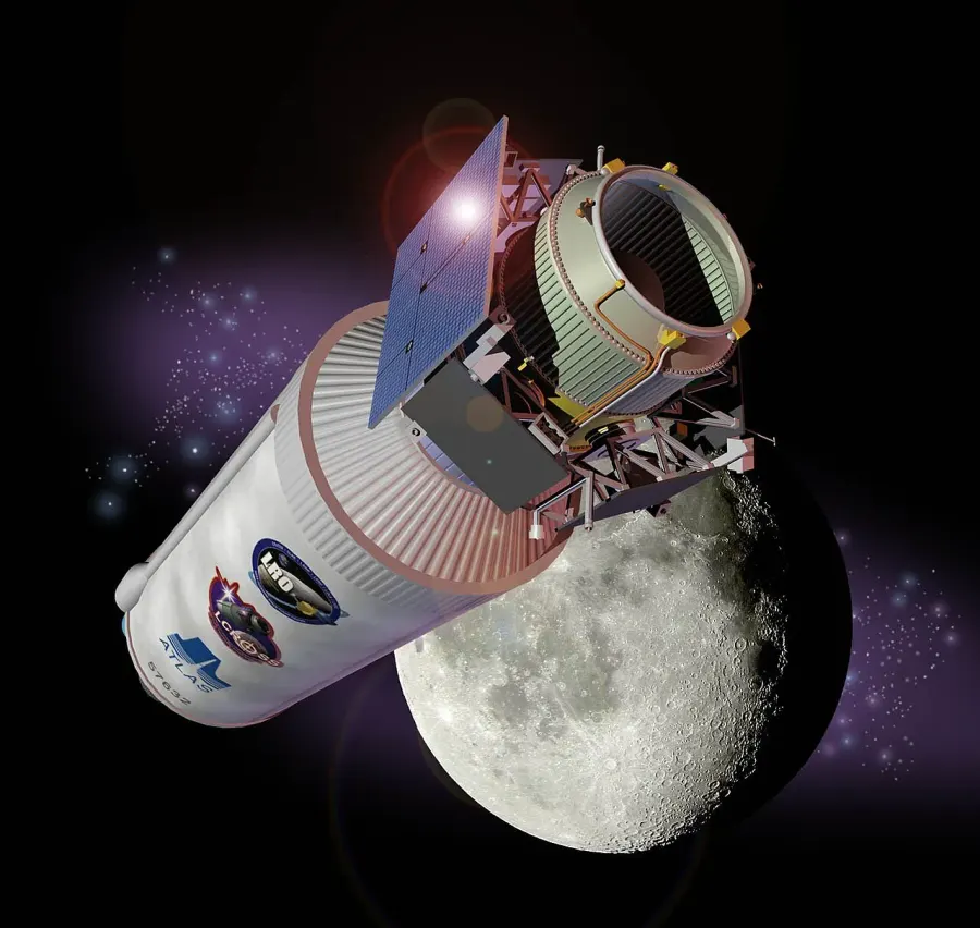 La carte Lunar Crater Observation and Sensing Satellite