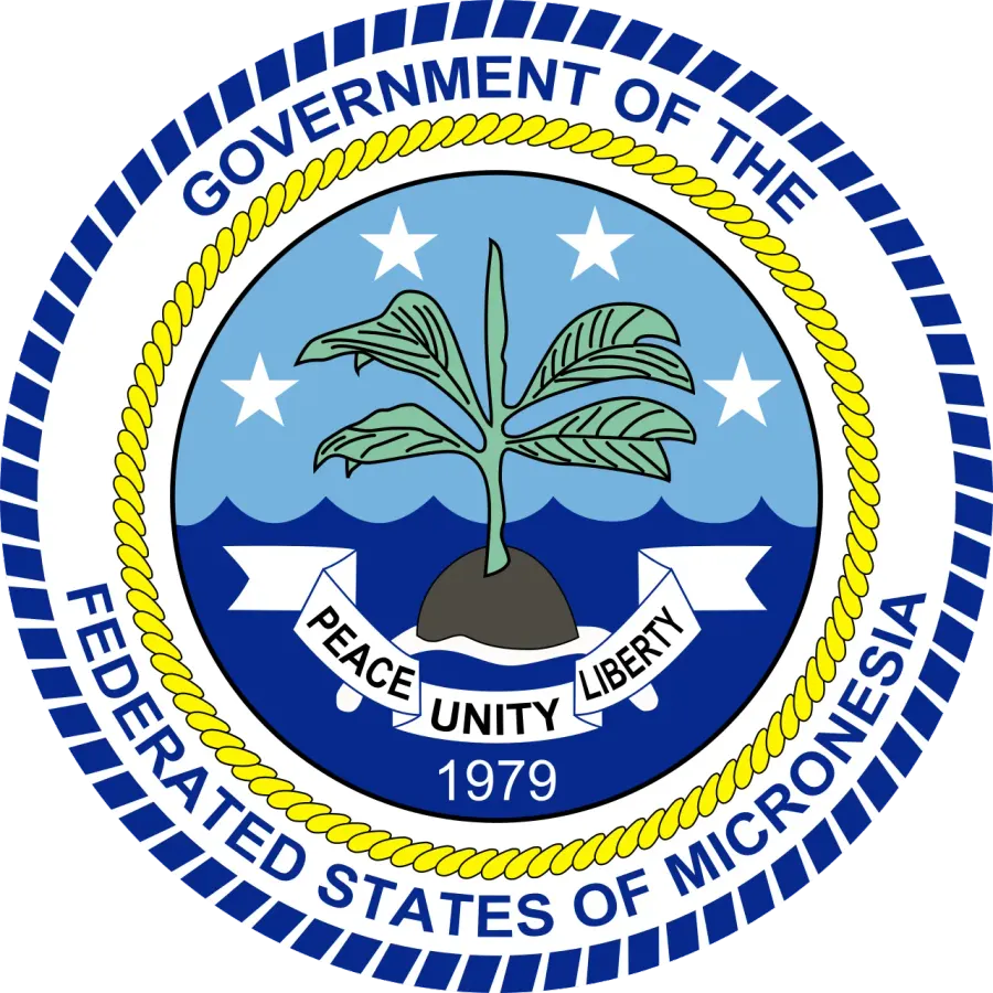 The Seal of the Federated States of Micronesia card