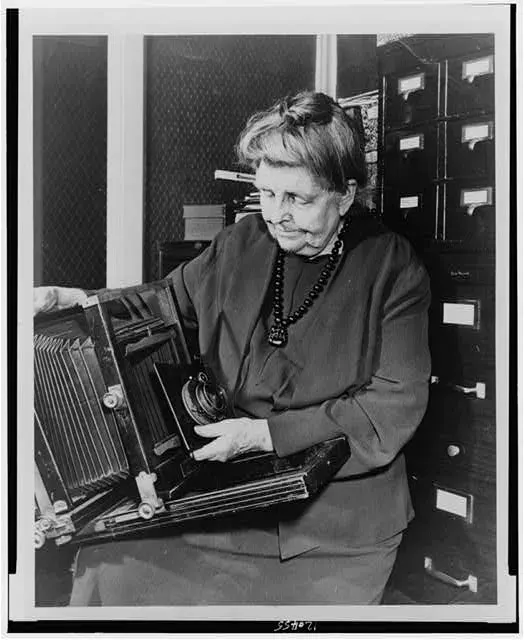 The Frances Benjamin Johnston card